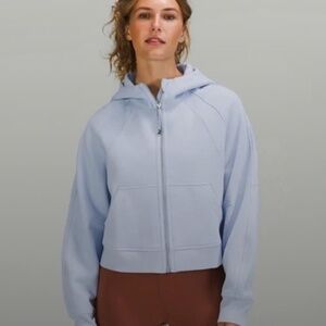 lululemon athletica Light Blue Hoodie Jacket